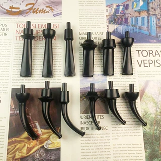 亚克力烟斗尾巴手工DIY烟斗烟嘴斗柄弯柄直柄咬嘴烟具配件批发