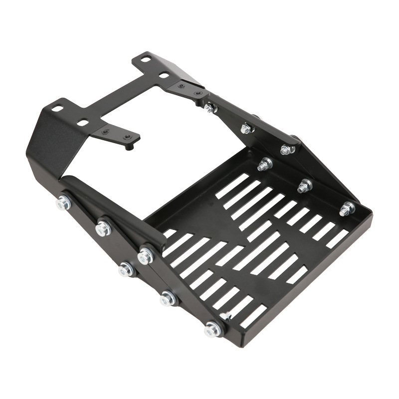 Suitable for RS-X motorcycle sliding mobile tail rack trunk telescopic folding bracket black movable tail rack