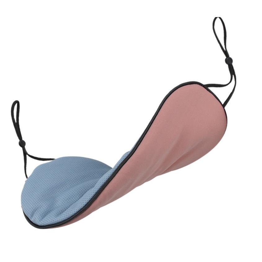 Double-Sided Warm and Cool Dual-Use Breathable Ice Silk Cool Summer Ice Sleeping Eye Mask Light-Blocking Non-Pressing Sleep Eye Mask