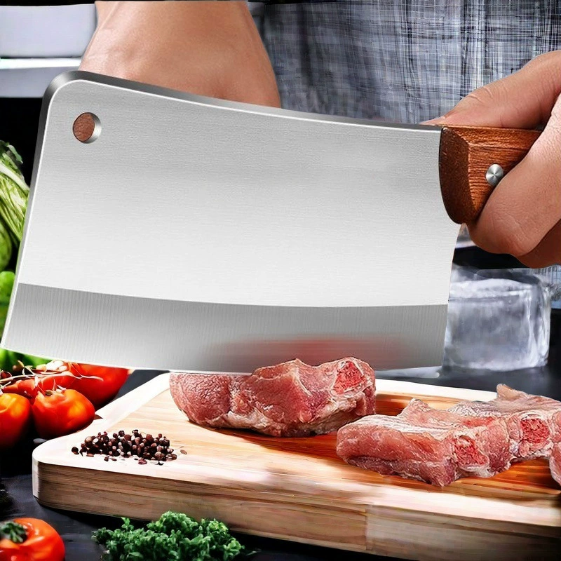 Нержавеющая сталь кухонный нож повар многоцелевой кухонный нож бытовой кухонный острый нож для разделки костей сделано в Янцзян