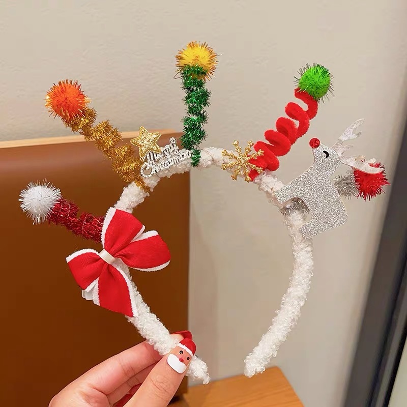 クリスマスのかわいい熊のぬいぐるみのカチューシャ|undefined