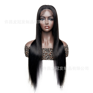 4X4 Glueless wig Wear Go Glueless Wigs real human hair lace wig natural color straight