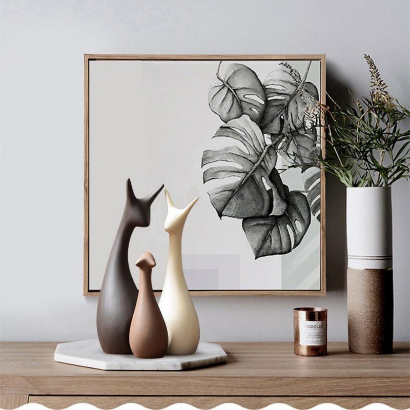 Ceramic Decorative Ornaments for Home Living Room, Wine Cabinet, Tabletop, Room Cabinet Decorations