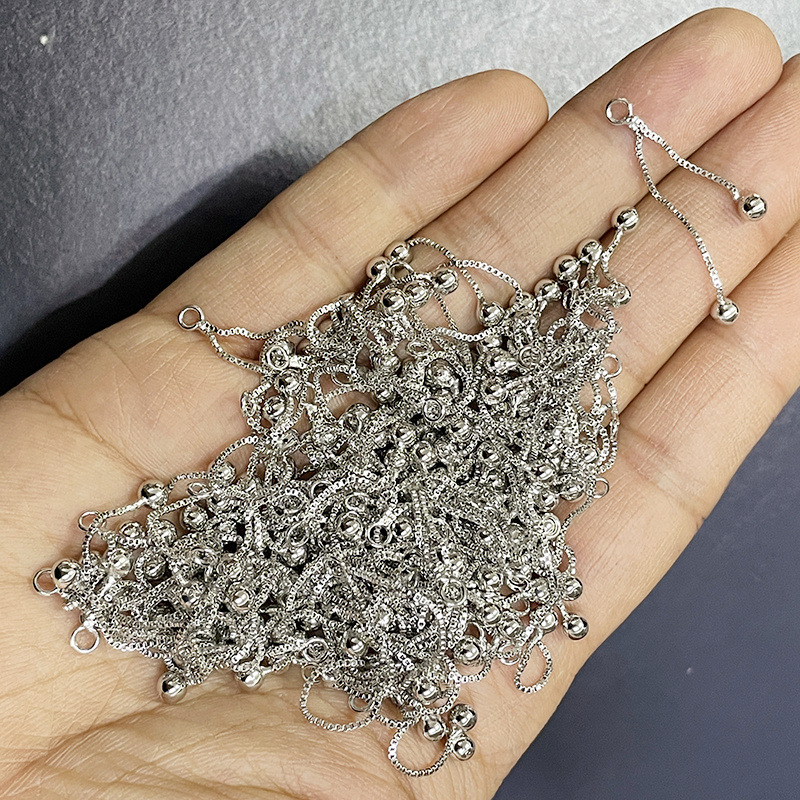 14k包金保色イヤリング流蘇部品箱チェーン溶接ビーズ吊り飾り手作りdiy耳飾りストラップ材料