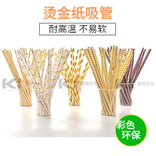 Paper Straws Disposable Paper Straws Hot Stamping Straws Series Can Be Decorated with Biodegradable Paper Straws Manufacturer Wholesale Ebay