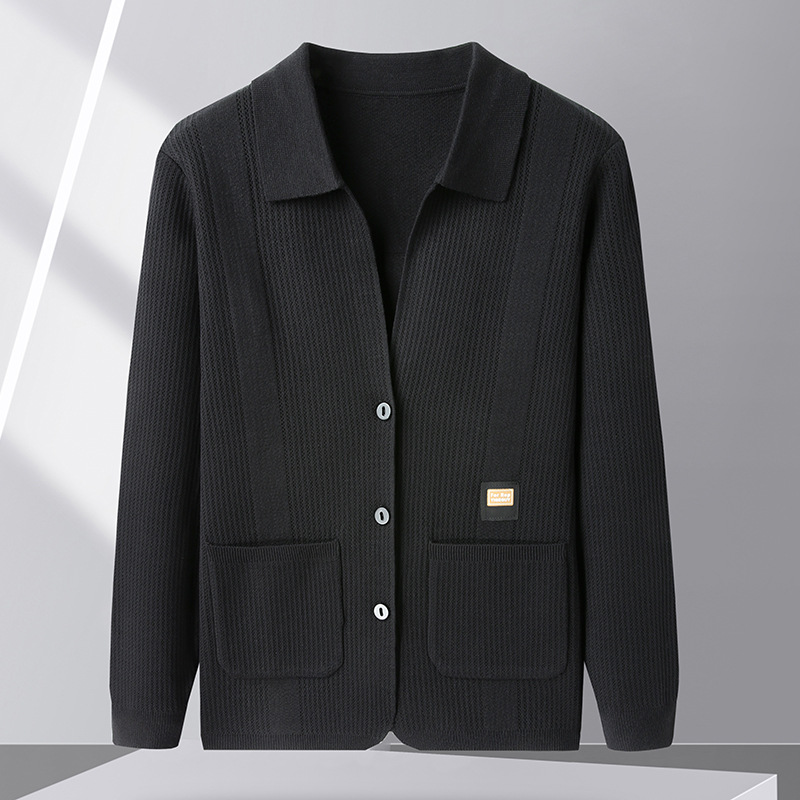 단추 잠금 가능 - 블랙