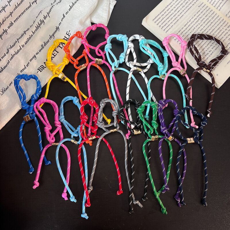 New Niche Woven Bracelet Bag Accessories Miu Style Bag Charms Phone Lanyard Decorative Pendants Backpack Ornaments