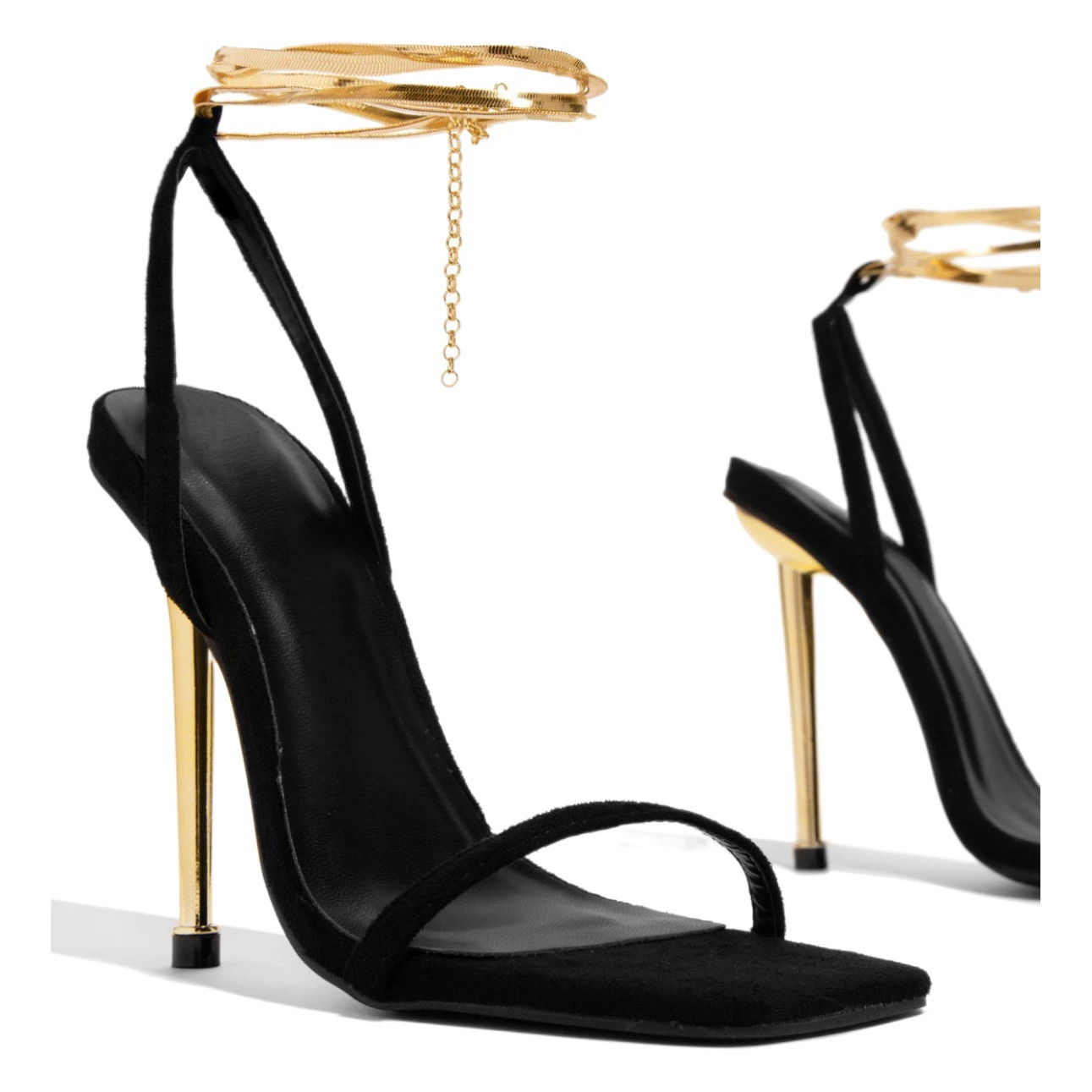 Сандалии на каблуке, женские модные сандалии на высоком каблуке с ремешками, женские летние новые европейские и американские большие размеры, оптовая продажа