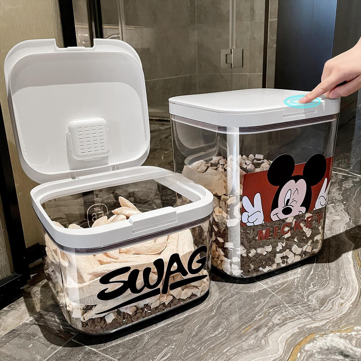 Cat food storage bucket dog food seal tank moisture -proof food…
