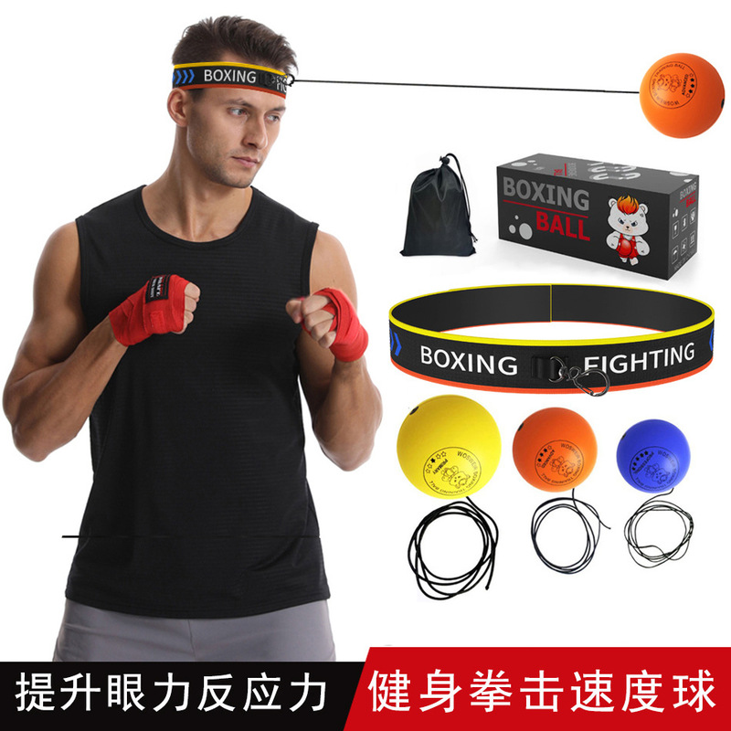 Head-Mounted Boxing Speed Ball, Reaction Ball, Magic Ball, Home Training Fighting Ball, Children's Stress Relief Ball, Smooth Surface Pu Foam Head-Mounted Boxing Speed Ball, Reaction Ball, Magic Ball, Home Training Fighting Ball, Children's Stress Relief Ball, Smooth Surface Pu Foam