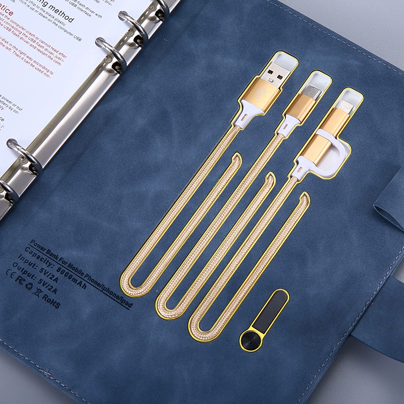 Creative laptop with usb charger, set, notebook, business version, Birthday gift