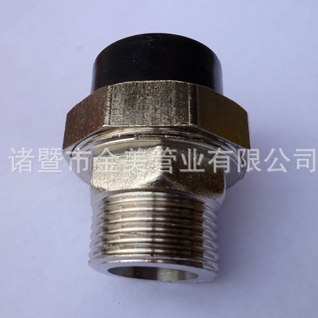 PE外丝活接头铁活接供应PPR活接 黑色pe铜活接 不锈钢塑料外牙活