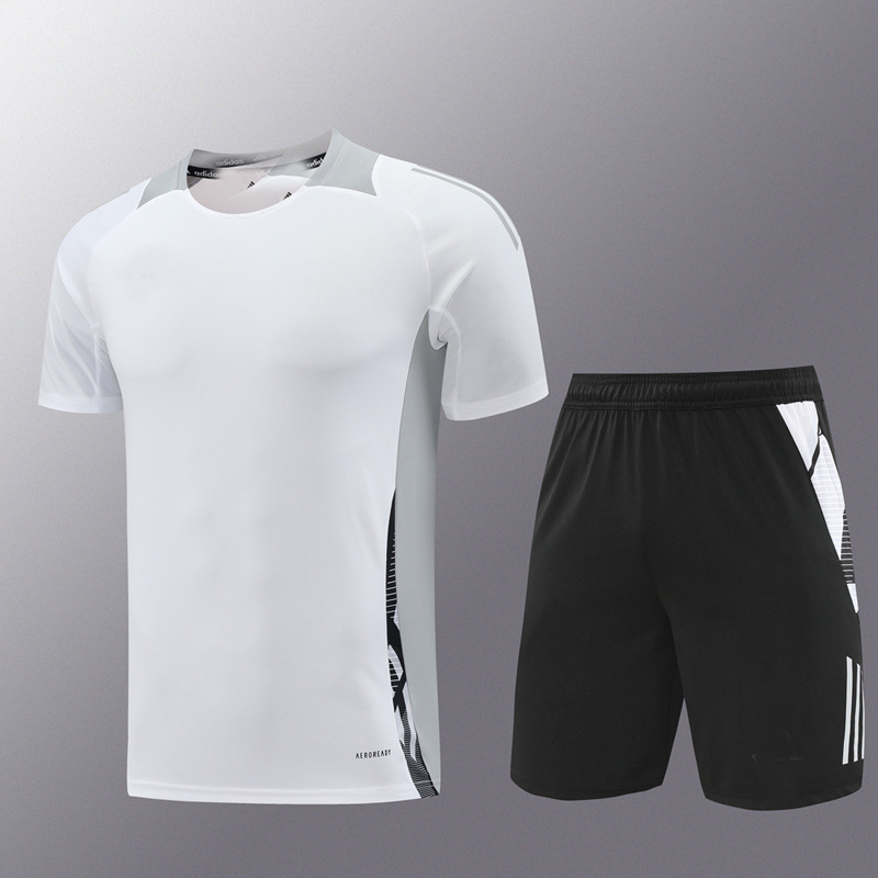 AD pantalones de manga corta con cremallera shortsZipper traje de entrenamiento pantalones fútbol comercio exterior verano trainning