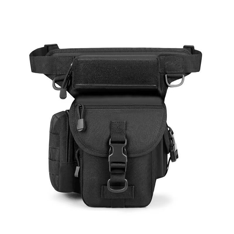 Military Fan Tactical Leg Bag Men's Multi-Functional Leg Hanging Outdoor Field Special Forces Cycling Motorcycle Leggings Bag Sports Waist Bag
