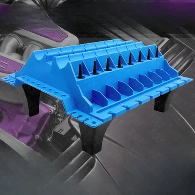Engine Maintenance Intake and Exhaust Parts Workbench Cylinder Head Screw Valve Rocker Arm Top Bucket Valve Spring Placement Table