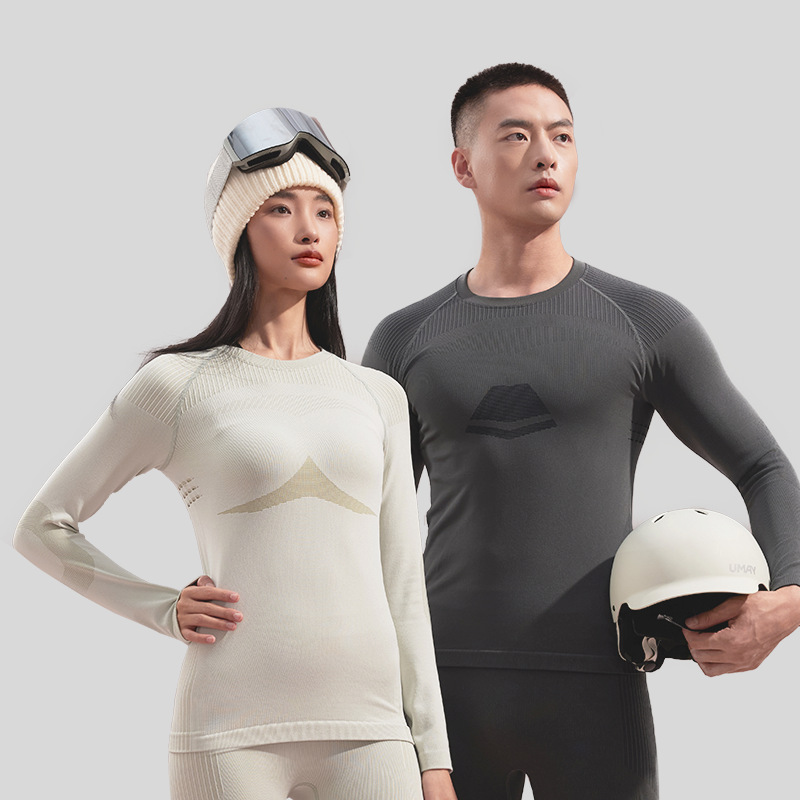 Ski Quick-Drying Functional Underwear for Women, Sports Thermal Base Layer, Sweat-Wicking, Hiking, Mountain Climbing, Running, Fitness Clothing for Men, Set