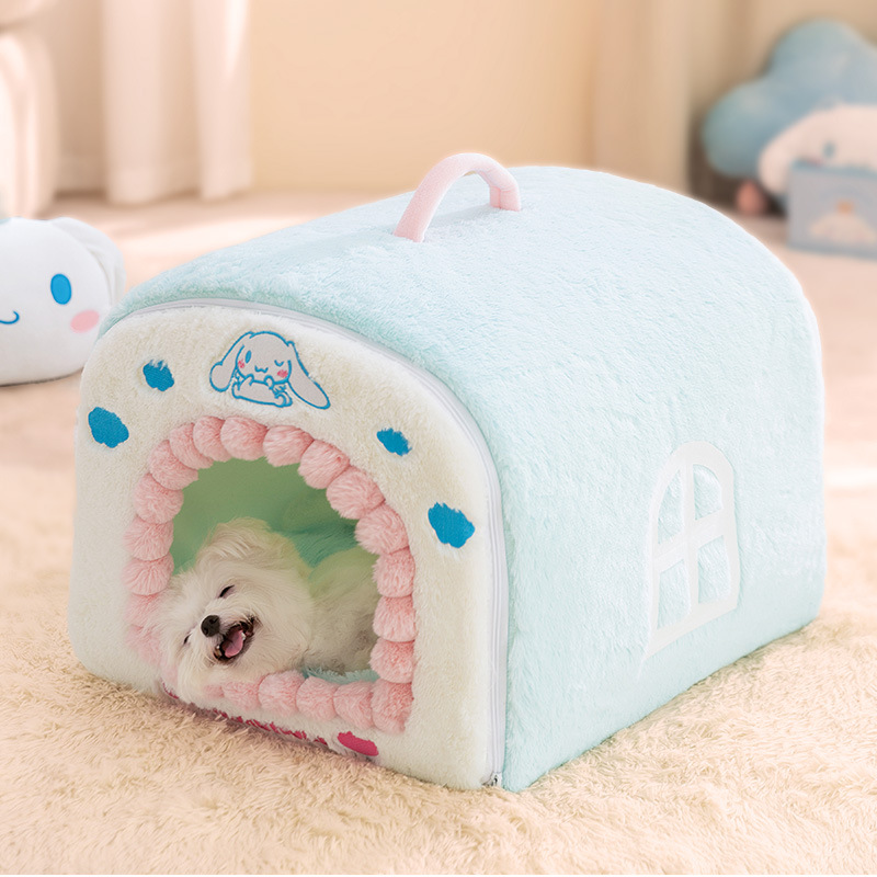 Otoño y invierno, perro caliente y grueso, bolsa de Mongolia, perros de orejas grandes, casa de arco, nido para gatos, perros pequeños, nido para mascotas