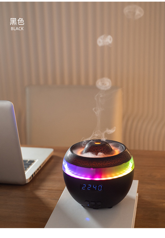 クロスボーダー水滴エッセンシャルオイルアロママシン家庭用大霧量リモコン定時超音波霧化加湿器クリスマスプレゼント|undefined
