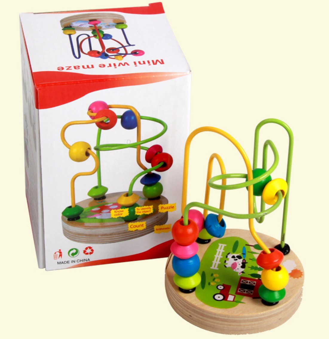 Pequeñas cuentas de ocho tonos de piano despertador niños tocando piano traje juguetes de madera bebé educación temprana bloques de construcción educativos envío gratis