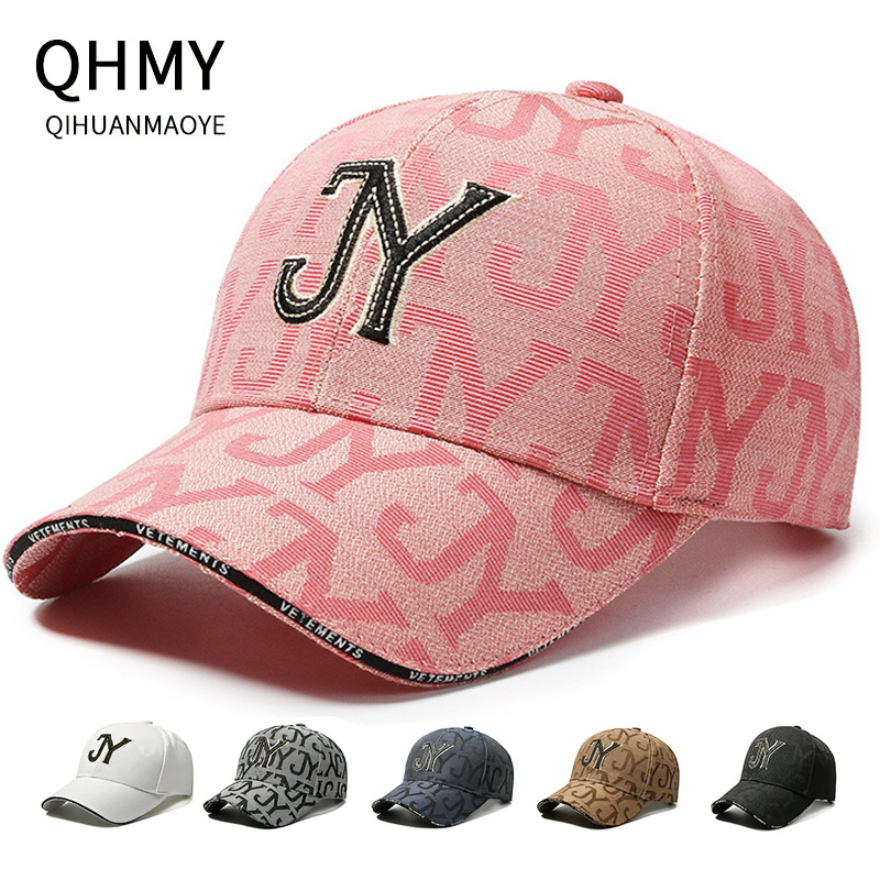 Αντιηλιακό για εξωτερικούς χώρους Καπέλο μπέιζμπολ κορεατικής έκδοσης Τέσσερις σεζόν casual κεντημένο h Σκληρό αντηλιακό καπέλο μπέιζμπολ αθλητικά_voghion.com