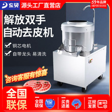 东贝全自动商用去皮机生姜土豆芋头马铃薯地瓜藕脱皮机餐厅饭馆削