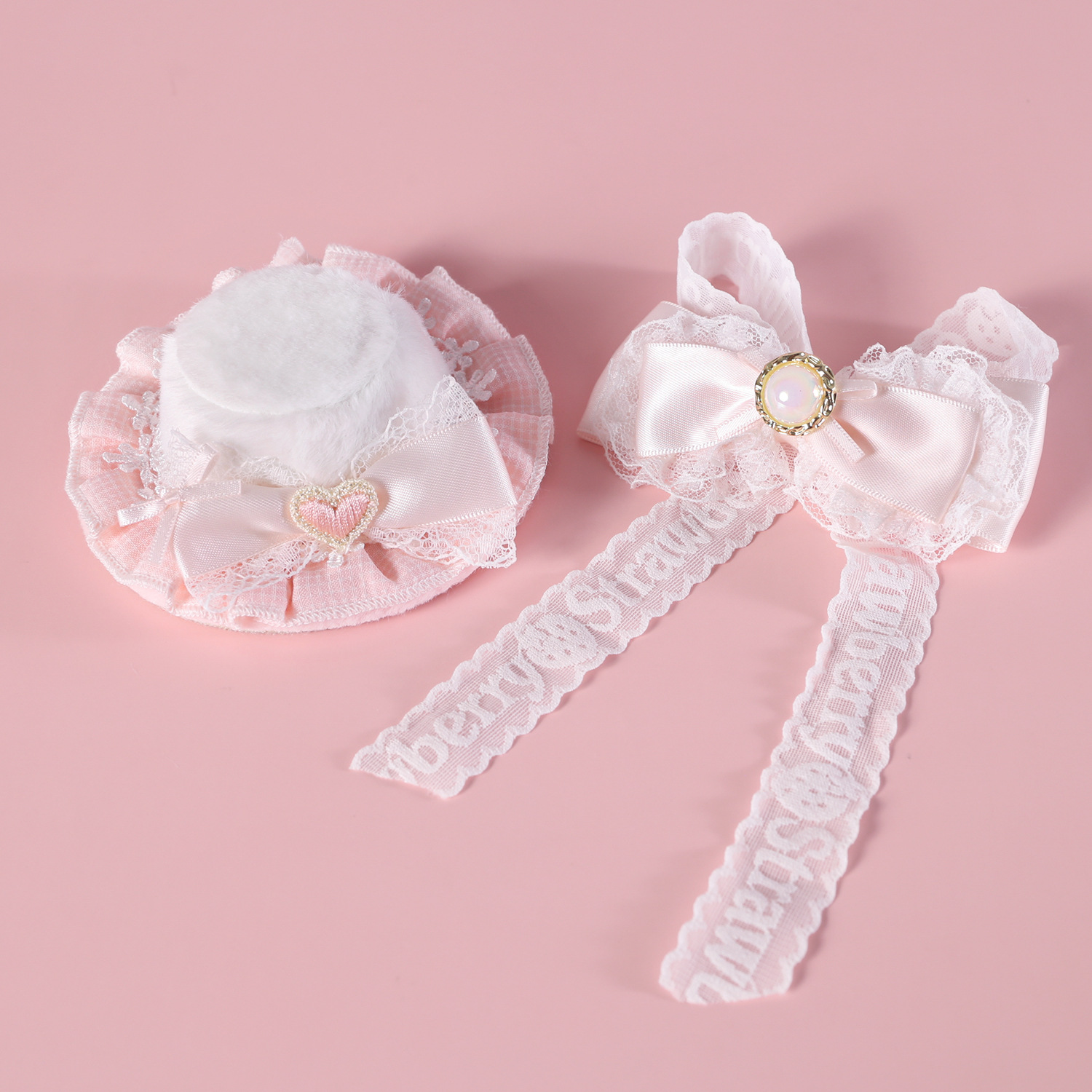 Mascotas de pelo corto gatos perros aristocráticos encaje arco sombrero princesa retro corbata abi accesorios gatos tocadillos de boda
