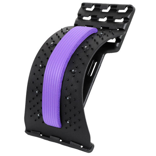 Multicolor waist stretching cervical spine massager yoga auxiliary tool waist back support PP NBR lumbar support