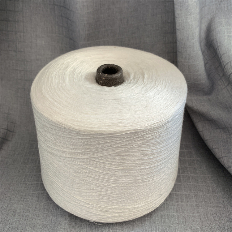 现货 腈纶粘胶混纺纱21支32支40支 紧密赛络纺A60/R40 40S粘腈纱
