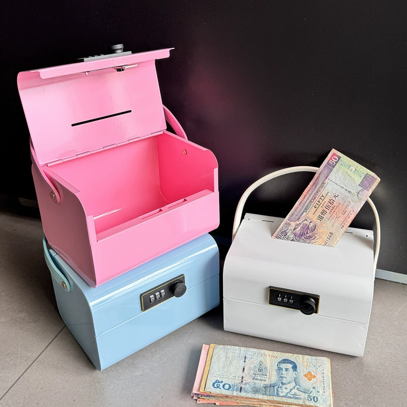 Детская ручная коробка с паролем, копилка, копилка, мини-настольная коробка для хранения, можно сделать творческие подарки по желанию