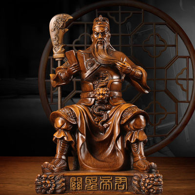 Guan Gong ornaments a living room Town house Buddha statue Guan Yu Guan Er Ye household Worship The statue Cross border Manufactor On behalf of