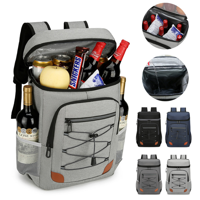Lightweight Large-Capacity Backpack, Insulated Cold-Proof Ice Pack, Outdoor Thermal Bag, Picnic Camping Food Refrigeration Backpack Lightweight Large-Capacity Backpack, Insulated Cold-Proof Ice Pack, Outdoor Thermal Bag, Picnic Camping Food Refrigeration Backpack