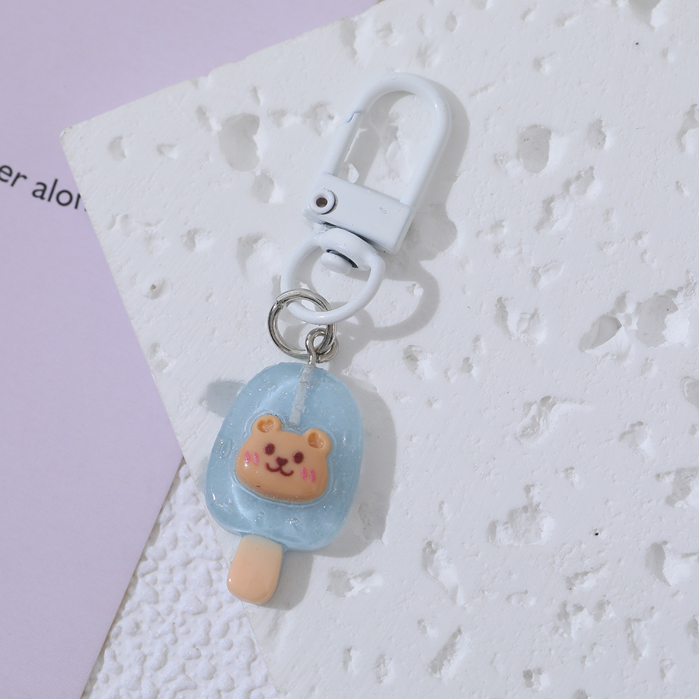 Original Popsicle helado colgante chica de dibujos animados corazón estudiante mochila adornos novias regalo ins colgante al por mayor