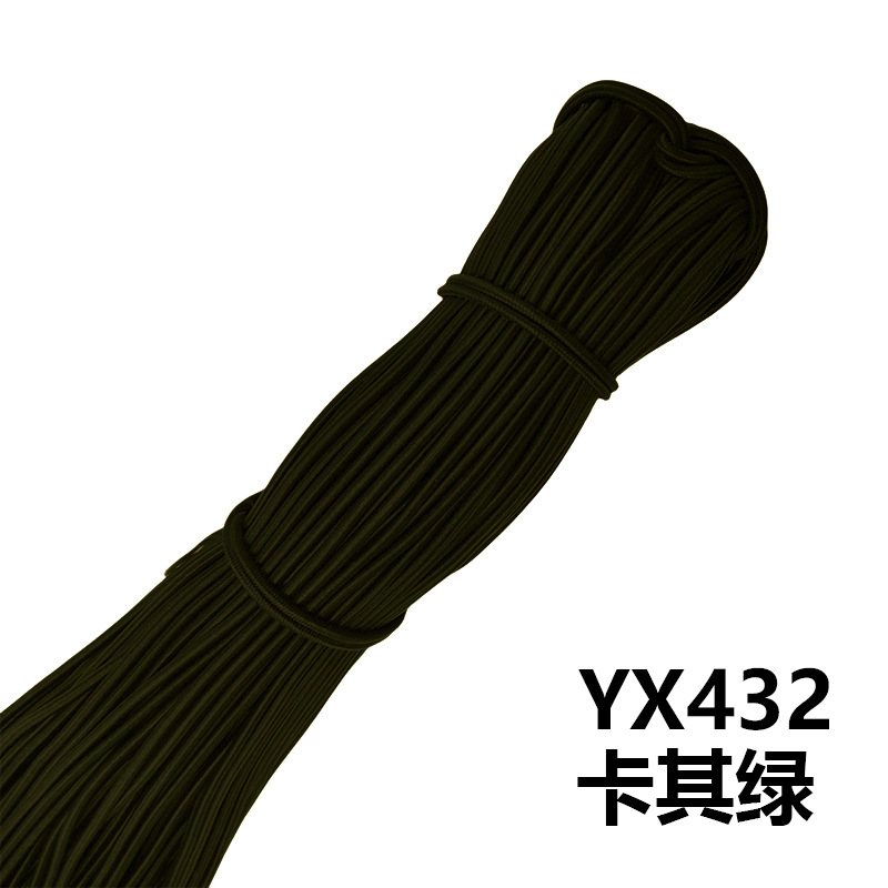 Cordón Elástico Redondo 2.5mm de Látex y Caucho, Alta Elasticidad, para Accesorios de Ropa image 60