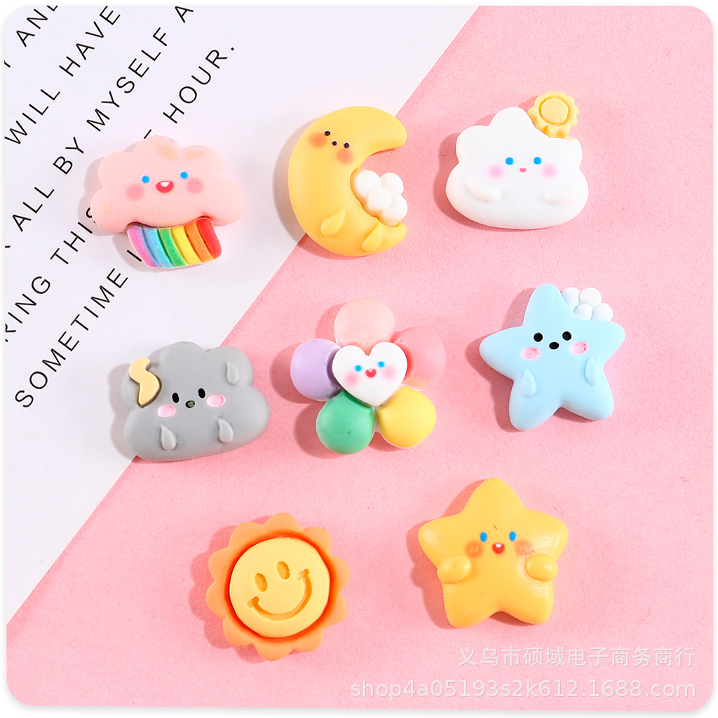 Cartoon cute cream accessories solar-powered