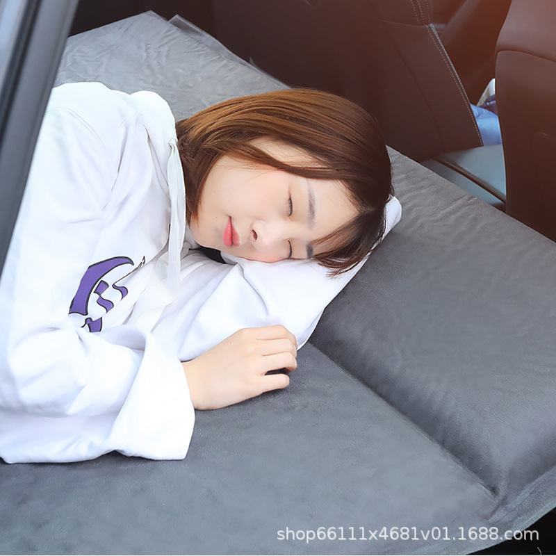 Inflatable Car Mattress SUV Trunk Camping Sleeping Pad Travel Bed