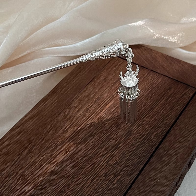 Nuevo estilo chino flange flores alfileres de cabello de alta calidad mujer cabeza trasera alfileres de cabello chino cheongsamos alfileres de cabello tocado