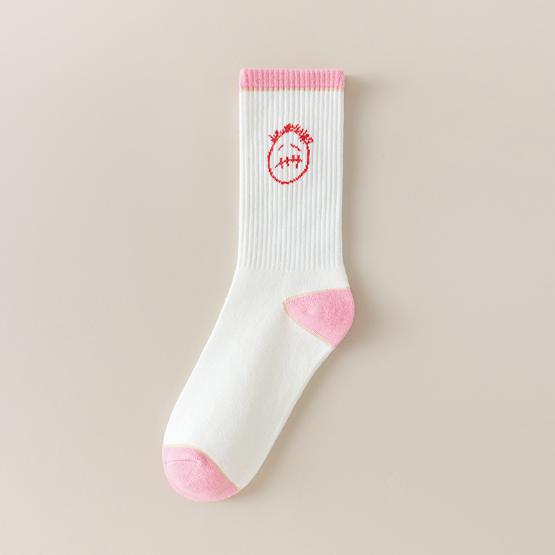 Calcetines de marca de moda europea y americana AJ1 gancho TS nombre conjunto ocio deportes medias moda calcetines hombres y mujeres mismo estilo