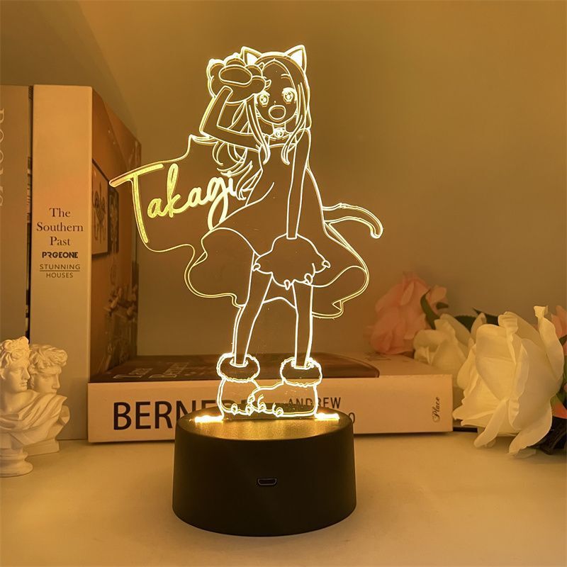 Usb nightlight is good at playing tricks on Gao Mu's cartoon hand-made doll home ornaments atmosphere lights colorful lights