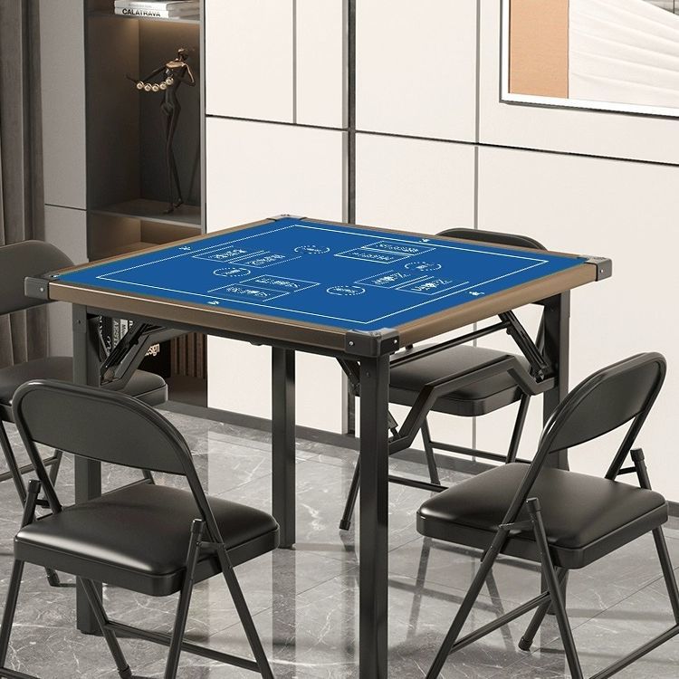 Mesa de ajedrez y tarjetas, mesa de mahjong sin piernas, marco de mesa plegable multifuncional, mesa de comedor de doble cara, mesa pequeña cuadrada