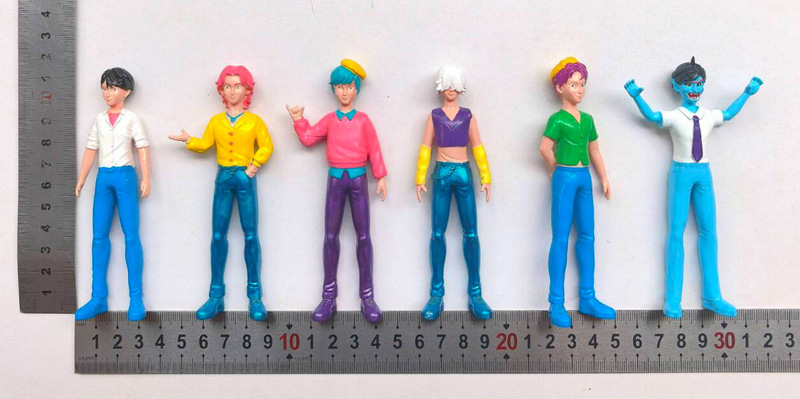 跨境新品 2-4.5寸猎魔女团手办鲁米/米拉/佐依公仔袋装|undefined