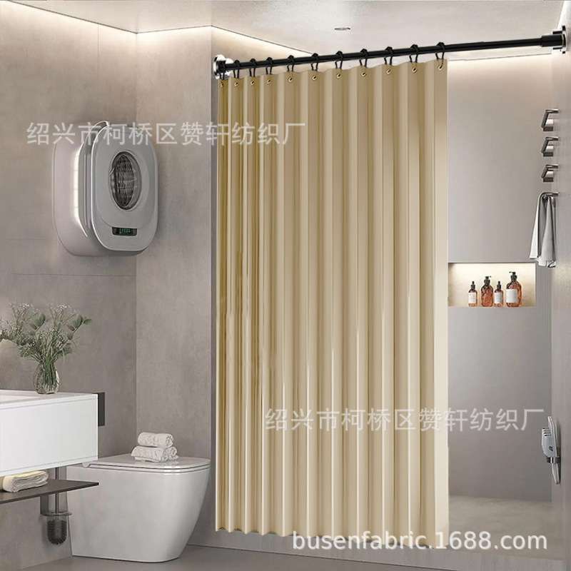 Cross-border New High Temperature Shaped Shower Curtain Organ Curtain Waterproof Bathroom Partition Privacy Middle East Independent Station Curtain Cross-border New High Temperature Shaped Shower Curtain Organ Curtain Waterproof Bathroom Partition Privacy Middle East Independent Station Curtain