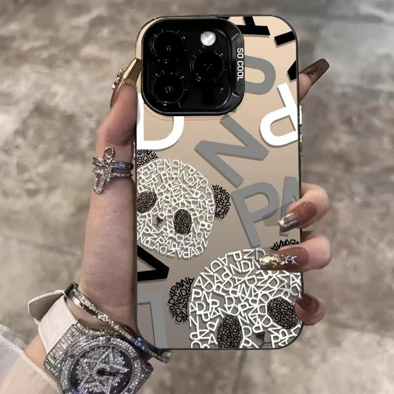 Letter Panda Is Suitable for Apple 16 Promax Phone Case iPhone 15 Cute 14 Plus High-End 13 New Model 17 Letter Panda Is Suitable for Apple 16 Promax Phone Case iPhone 15 Cute 14 Plus High-End 13 New Model 17