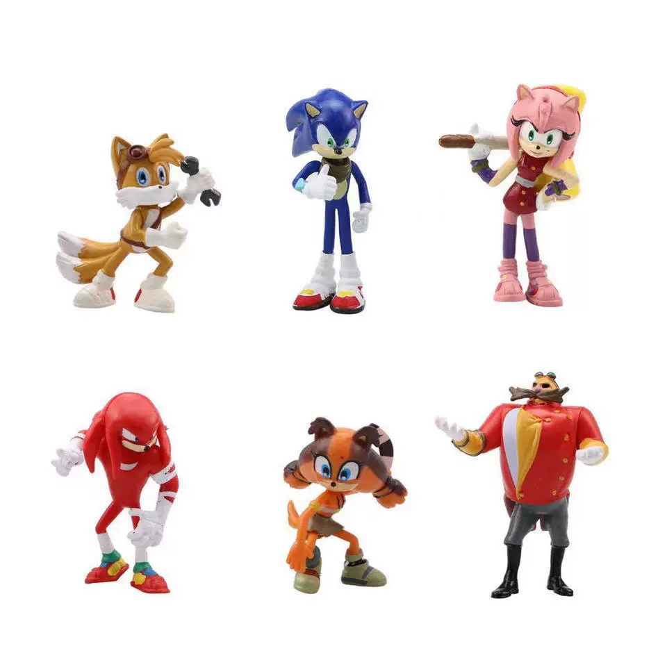 Sonic6款索尼克2代超音psp游戏公仔手办模型汽车摆件动漫手办玩具