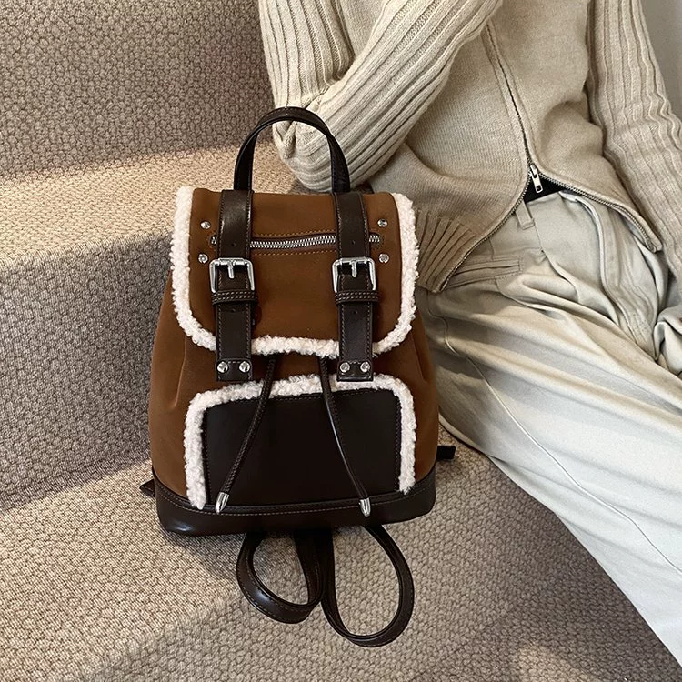 Трендовый зимний рюкзак Tide, универсальная сумка для отдыха, корейский стиль