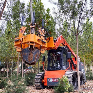 Fully automatic tree digging Tree Transplanting Machine