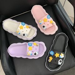 New thick-soled slippers for women summer outer wear ins style non-slip outdoor flip-flops beach slippers for women