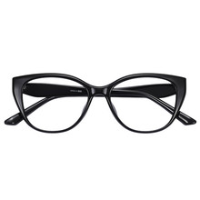 镜音复古时尚猫眼近视镜可配度数防蓝光近视镜智能变色秒变太阳镜