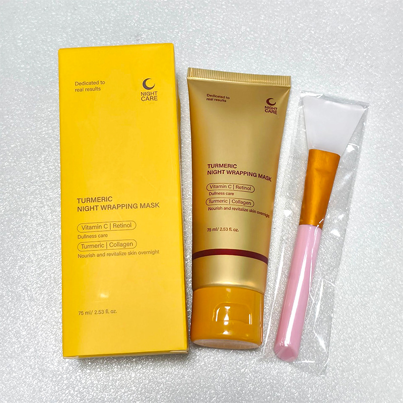 Cross-border Turmeric Kojic Acid Peel-Off Mask Night Wrapping Mask Collagen Night Wrapping Mask