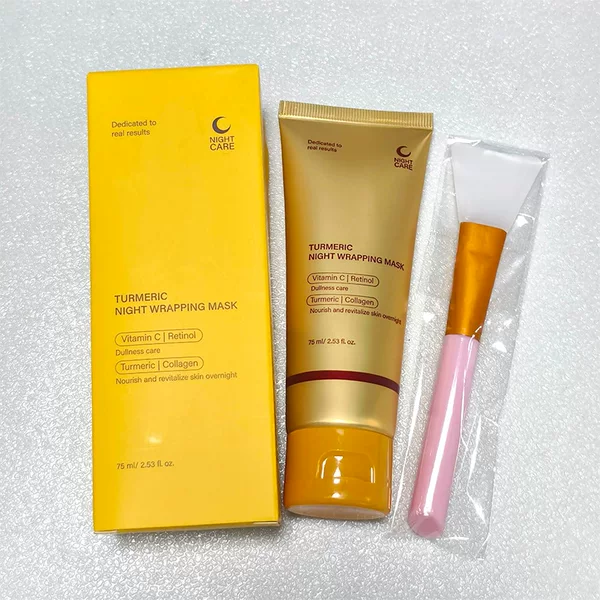 Cross-border Turmeric Kojic Acid Peel-Off Mask Night Wrapping Mask Collagen Night Wrapping Mask