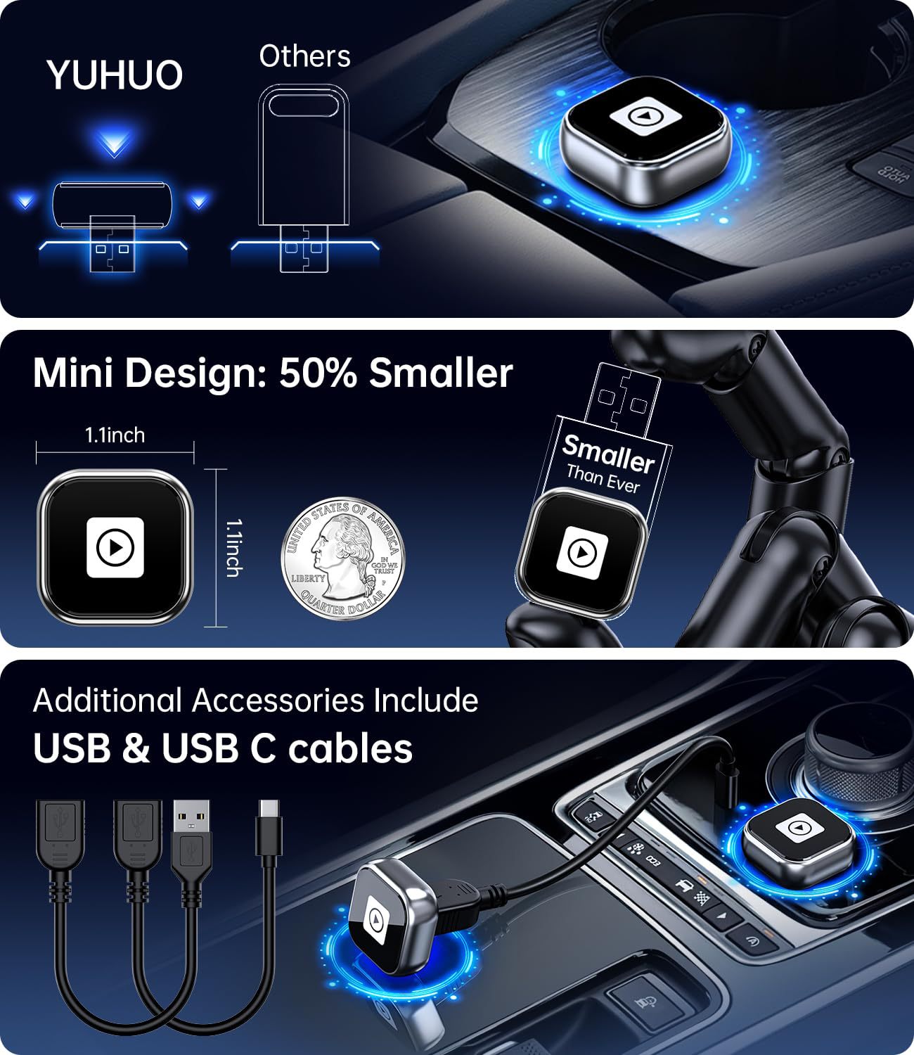 Car Wireless Carplay Box Android Car Interconnect Box Android Auto Car Factory Wholesale